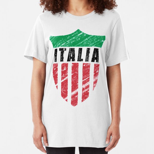Vintage Italy Emblem Slim Fit T-Shirt