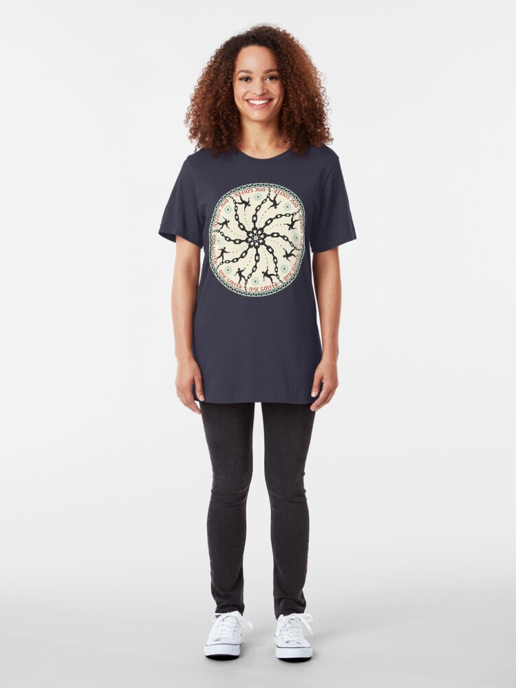 Alternate view of Disc Golfer Slim Fit T-Shirt