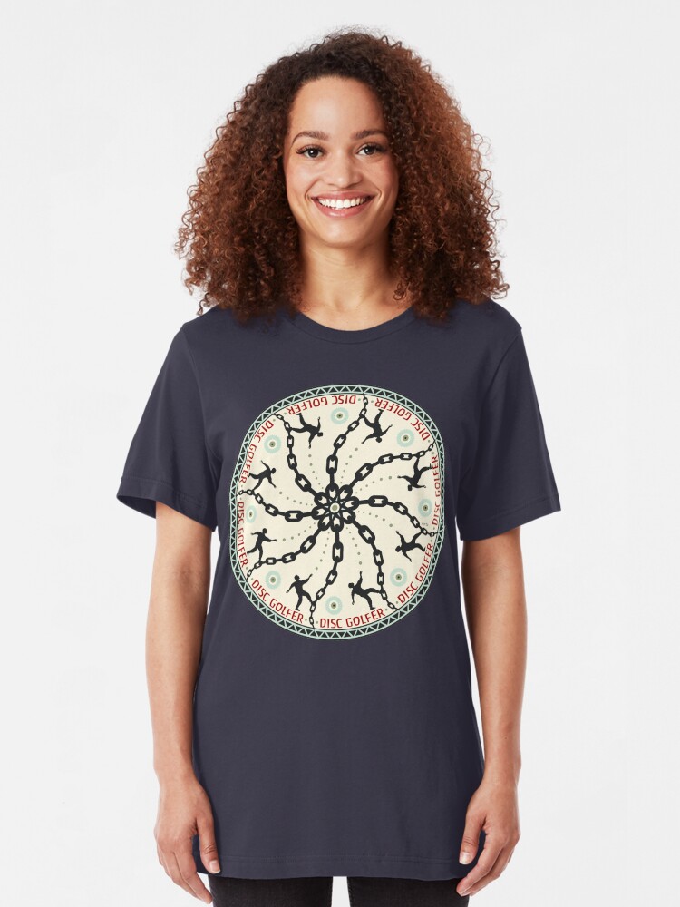 Alternate view of Disc Golfer Slim Fit T-Shirt