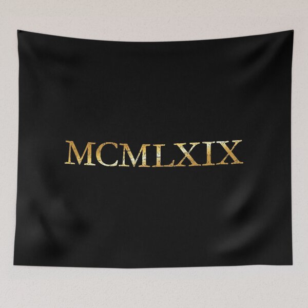 Item preview, MCMLXIX Vintage 1969 Birthday (Ancient Golden-Yellow) designed and sold by theshirtshops.