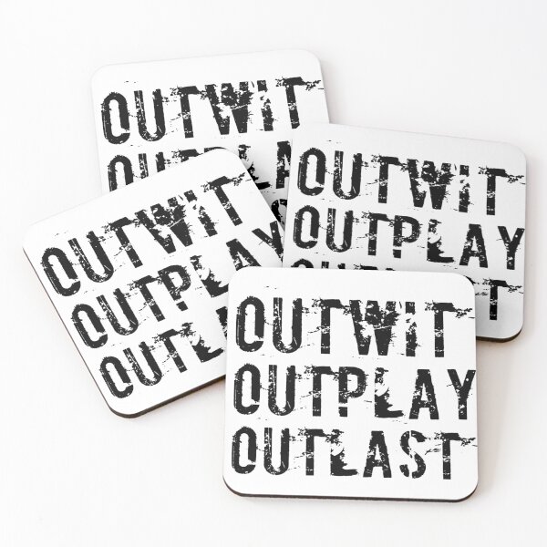 Item preview, Outwit outplay outlast designed and sold by Kerry Pritchard.