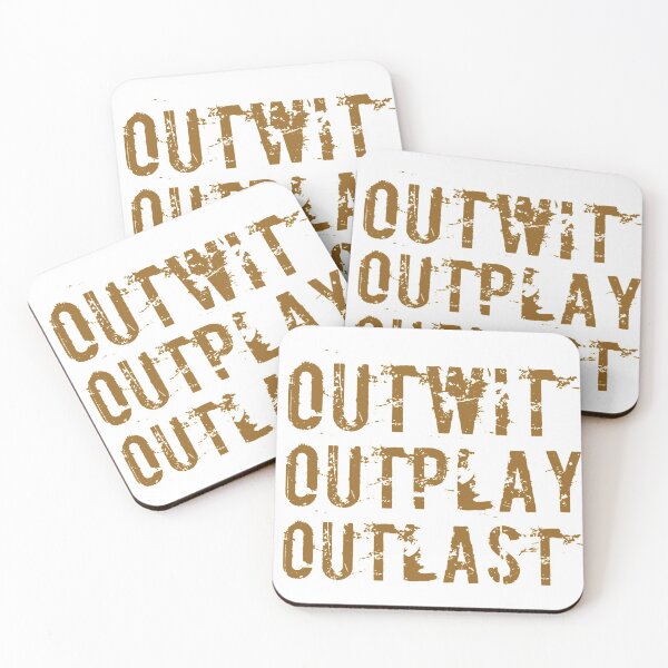 Item preview, Outwit outplay outlast designed and sold by Kerry Pritchard.