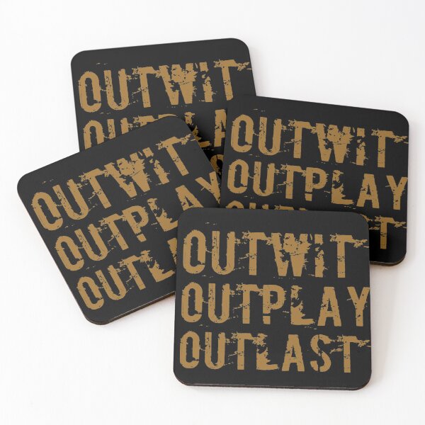 Item preview, Outwit outplay outlast designed and sold by Kerry Pritchard.