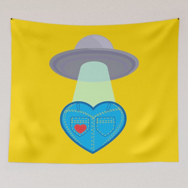Item preview, UFO spaceship inside pocket designed and sold by atevern.