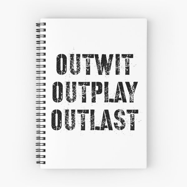 Item preview, Outwit outplay outlast designed and sold by Kerry Pritchard.