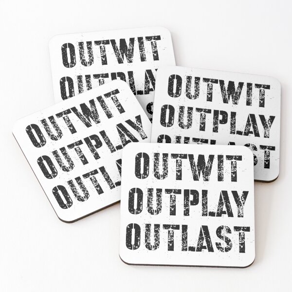 Item preview, Outwit outplay outlast designed and sold by Kerry Pritchard.