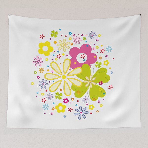 Item preview, Colourful flowers designed and sold by Kritzel-Claudi.
