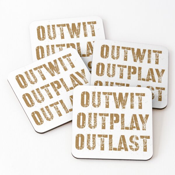 Item preview, Outwit outplay outlast designed and sold by Kerry Pritchard.