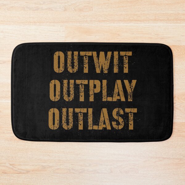 Item preview, Outwit outplay outlast designed and sold by Kerry Pritchard.