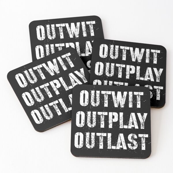 Item preview, Outwit outplay outlast designed and sold by Kerry Pritchard.