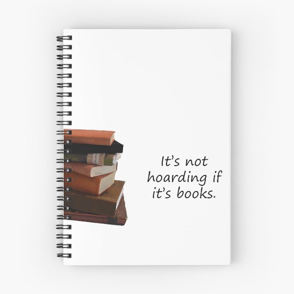 Item preview, It's not Hoarding if it's books designed and sold by myatticstudio.