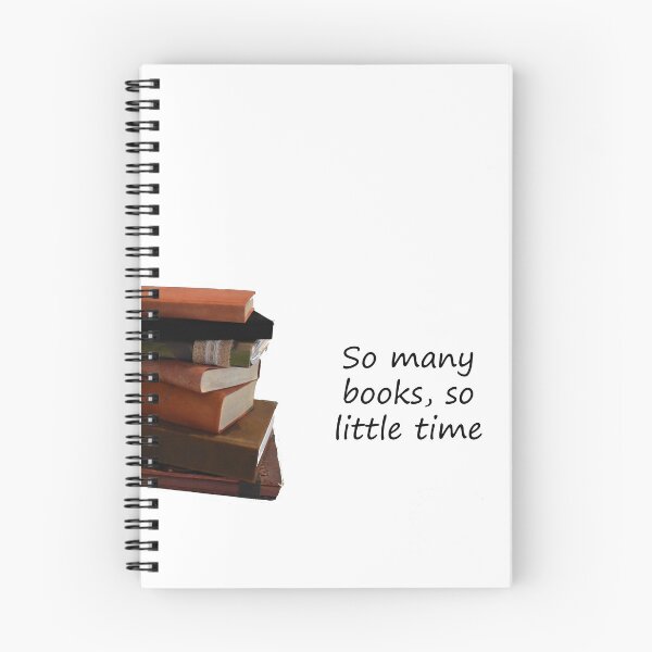 Item preview, so many books, so little time designed and sold by myatticstudio.