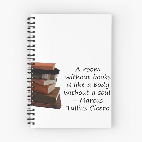 Item preview, A room without a book is like a body without a soul designed and sold by myatticstudio.
