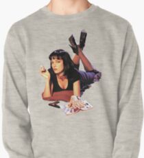 Sudadera cerrada Uma Thurman Pulp Fiction Trasparent Png