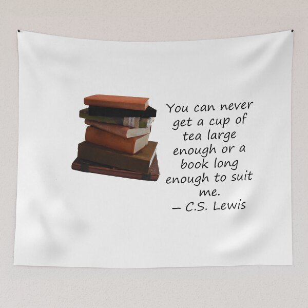 Item preview,  cup of tea large enough or a book long enough designed and sold by myatticstudio.