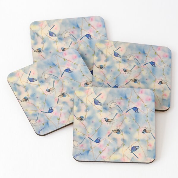 Item preview, Blue Wrens designed and sold by Cynthia Dix.