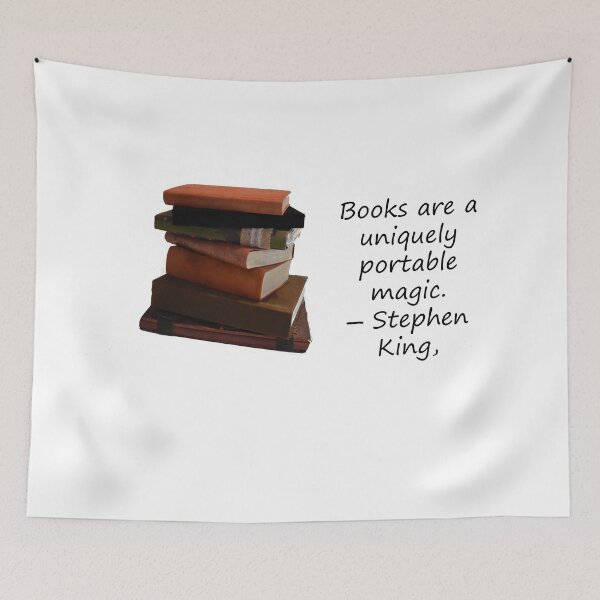 Item preview, Books are a uniquely portable magic. designed and sold by myatticstudio.