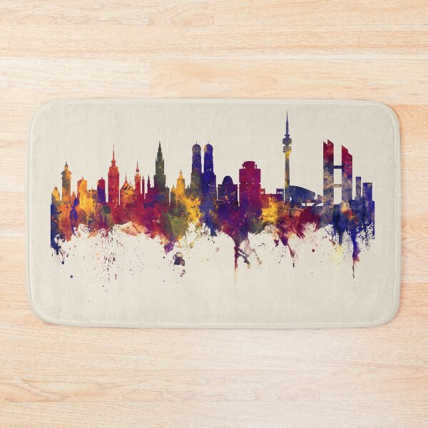 Item preview, Munich Germany Skyline designed and sold by ArtPrints.