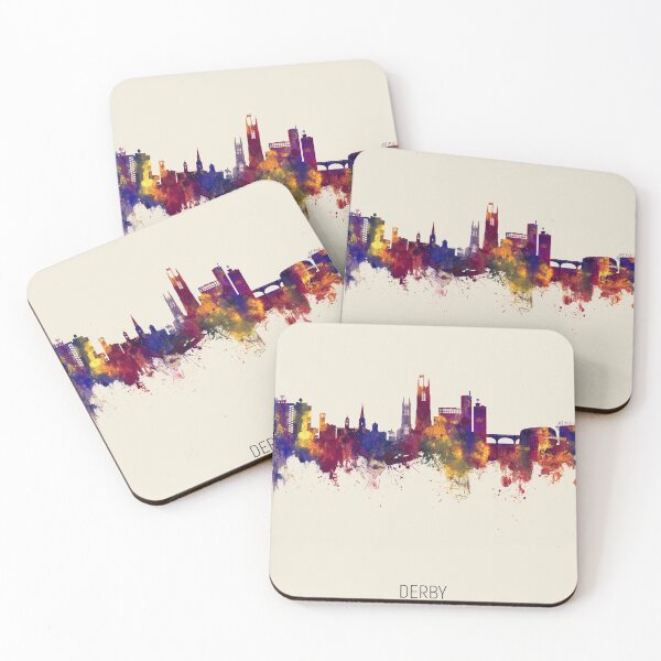Item preview, Derby England Skyline designed and sold by ArtPrints.