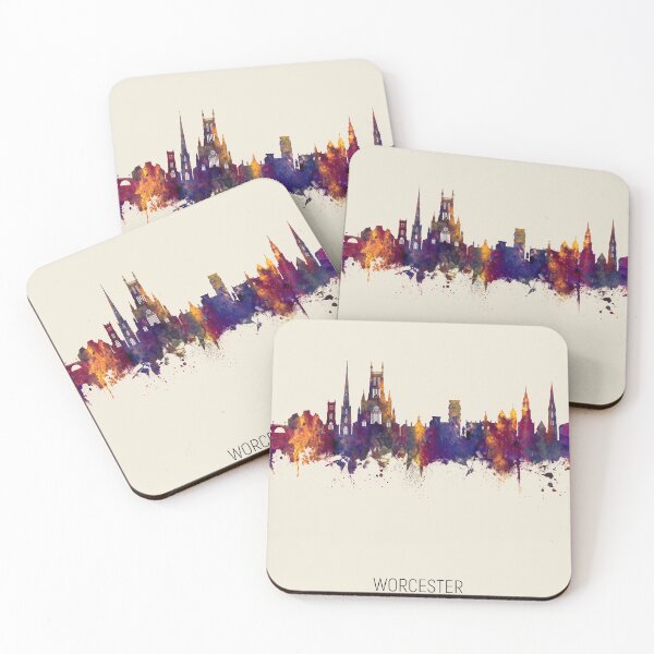 Item preview, Worcester England Skyline designed and sold by ArtPrints.