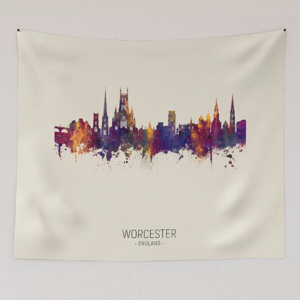 Item preview, Worcester England Skyline designed and sold by ArtPrints.