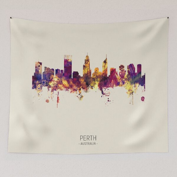 Item preview, Perth Australia Skyline designed and sold by ArtPrints.