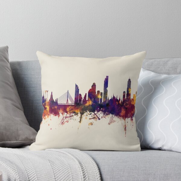 Artikelvorschau, Bangkok Thailand Skyline entworfen und verkauft von ArtPrints.