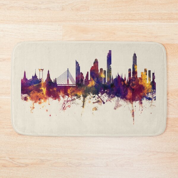 Item preview, Bangkok Thailand Skyline designed and sold by ArtPrints.
