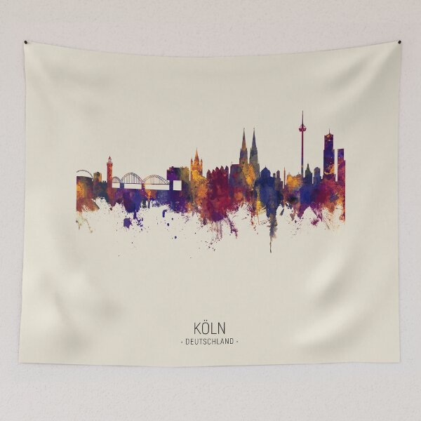 Item preview, Cologne Germany Skyline designed and sold by ArtPrints.