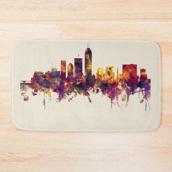 Artikelvorschau, Indianapolis Indiana Skyline entworfen und verkauft von ArtPrints.