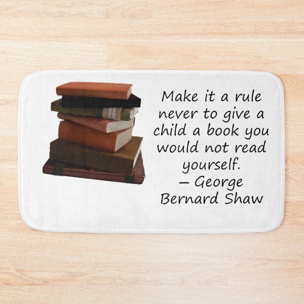 Item preview, never to give a child a book you would not read yourself. designed and sold by myatticstudio.