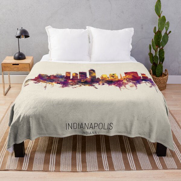 Artikelvorschau, Indianapolis Indiana Skyline entworfen und verkauft von ArtPrints.