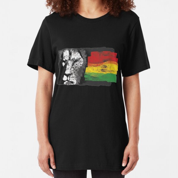 Rasta lion Slim Fit T-Shirt