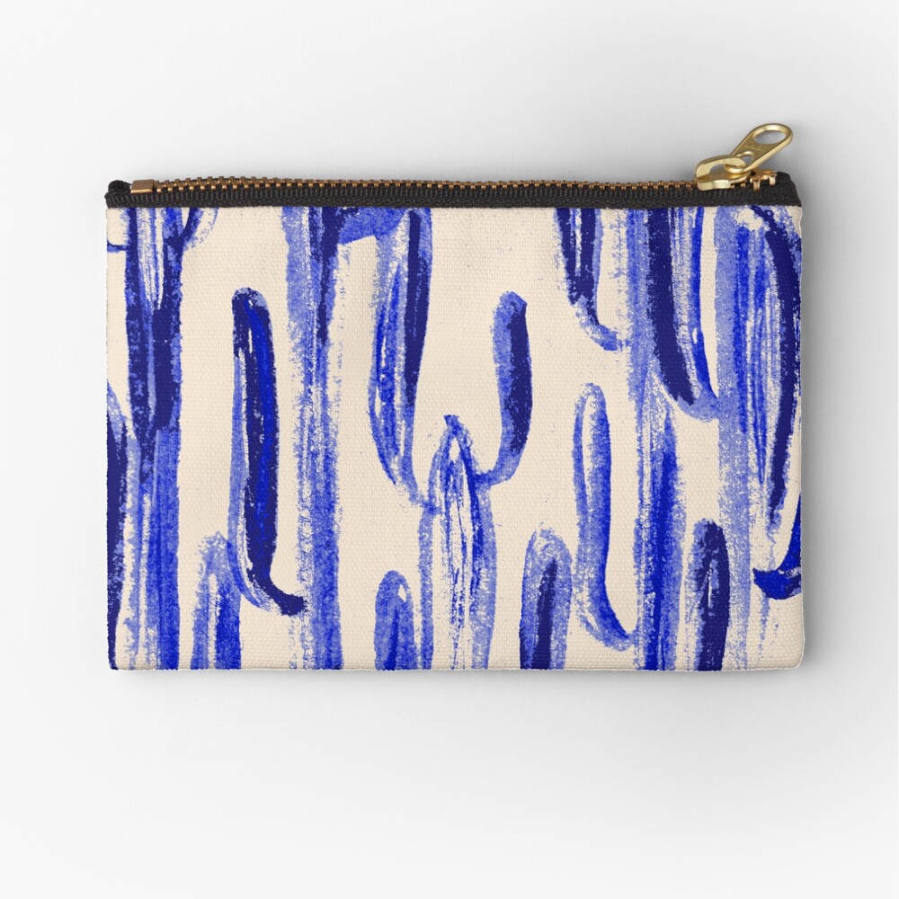 Indigo Kaktus Täschchen