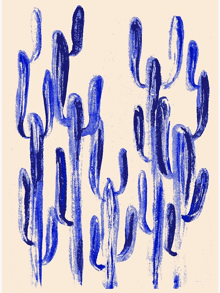 Indigo Kaktus von RanitasArt