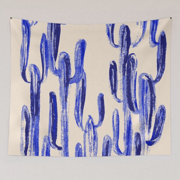 Item preview, Indigo Cactus designed and sold by RanitasArt.