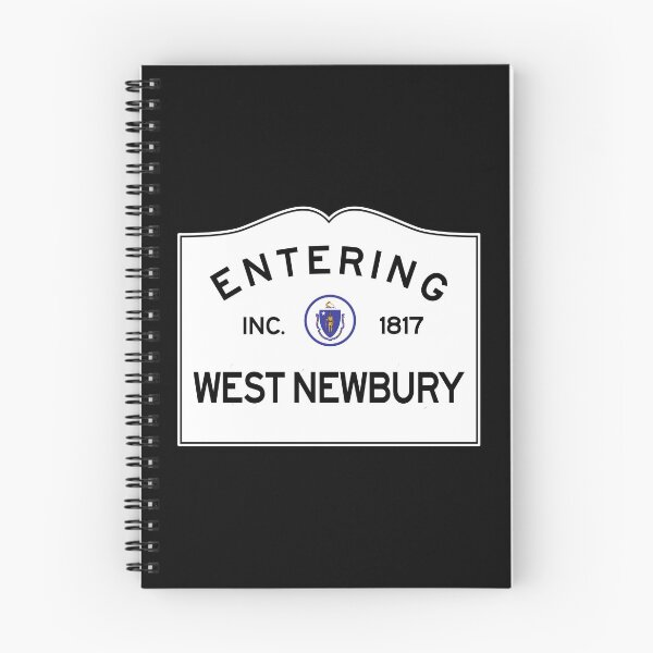 Item preview, Entering West Newbury Massachusetts - Commonwealth of Massachusetts Road Sign designed and sold by NewNomads.