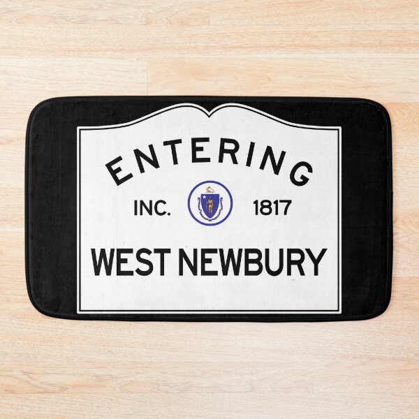 Item preview, Entering West Newbury Massachusetts - Commonwealth of Massachusetts Road Sign designed and sold by NewNomads.