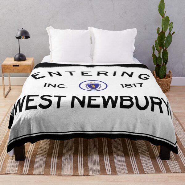 Item preview, Entering West Newbury Massachusetts - Commonwealth of Massachusetts Road Sign designed and sold by NewNomads.