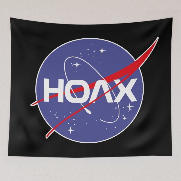 Item preview, Hoax Conspiracy - Flat Earther Nasa Parody designed and sold by RAWWR.