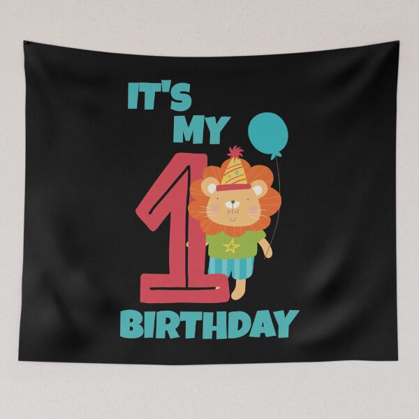 Item preview, It's My 1st Birthday, Happy 1st Birthday, Happy first Birthday for boys and girls designed and sold by marosharaf.
