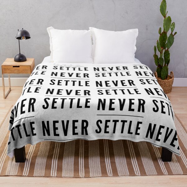 Item preview, Never settle  designed and sold by Kerry Pritchard.