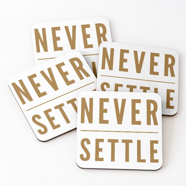 Item preview, Never settle  designed and sold by Kerry Pritchard.