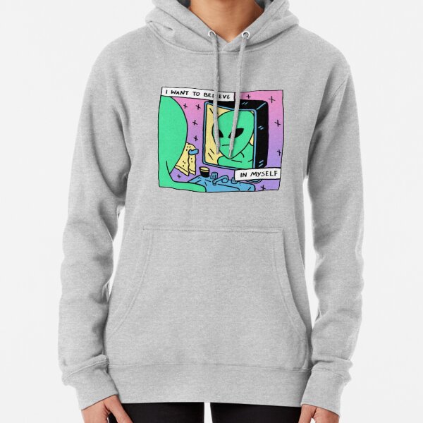 Nicht selbstbewusster Alien Hoodie