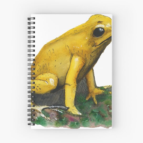Item preview, Golden Poison Dart Frog on Jungle Floor designed and sold by Sam Hill.