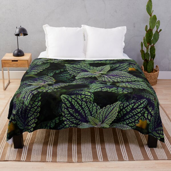 Deep Green Throw Blanket
