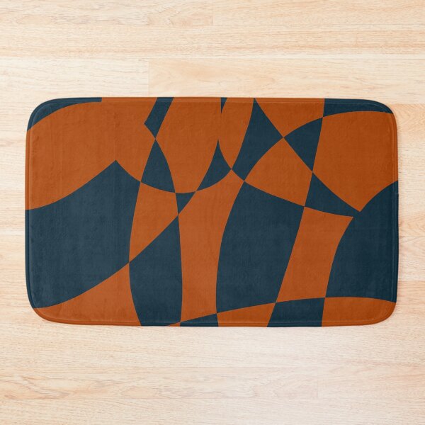 Item preview, Blue and Rust Abstract I designed and sold by BlertaDK.