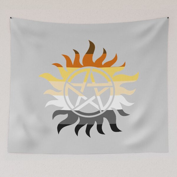 Item preview, bear gay supernatural winchester tattoo designed and sold by Simplipride.