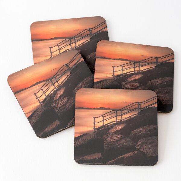 Item preview, Sunset at Aberavon beach breakwater designed and sold by Leighton Collins.