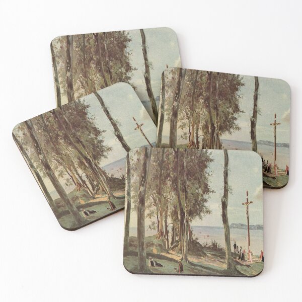 Item preview, Honfleur Calvary on the Cote de Grace-Camille Corot designed and sold by LexBauer.
